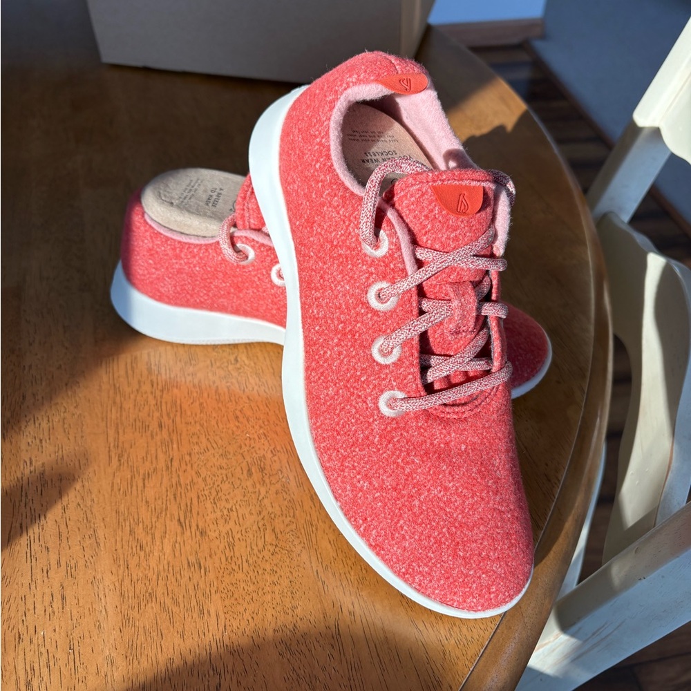Allbirds Wool Runner Sunrise White Sneakers